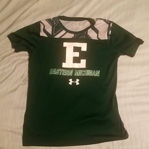 Eastern Michigan Youth Under Armour Shirt. Large.